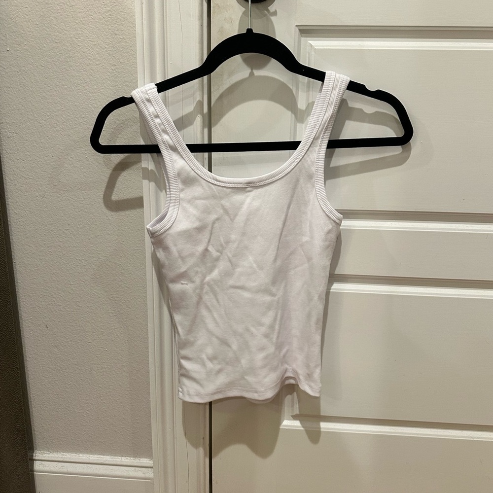 White Tank Top - Picture 2 of 3